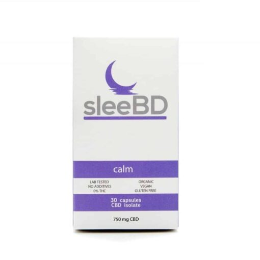 SleeBD – Calm Capsules (600mg CBD)